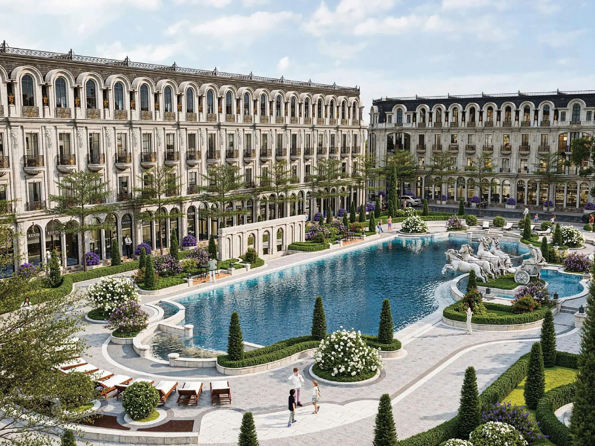 Phối cảnh căn hộ Liền kề tại dự án The Grand Riveria
