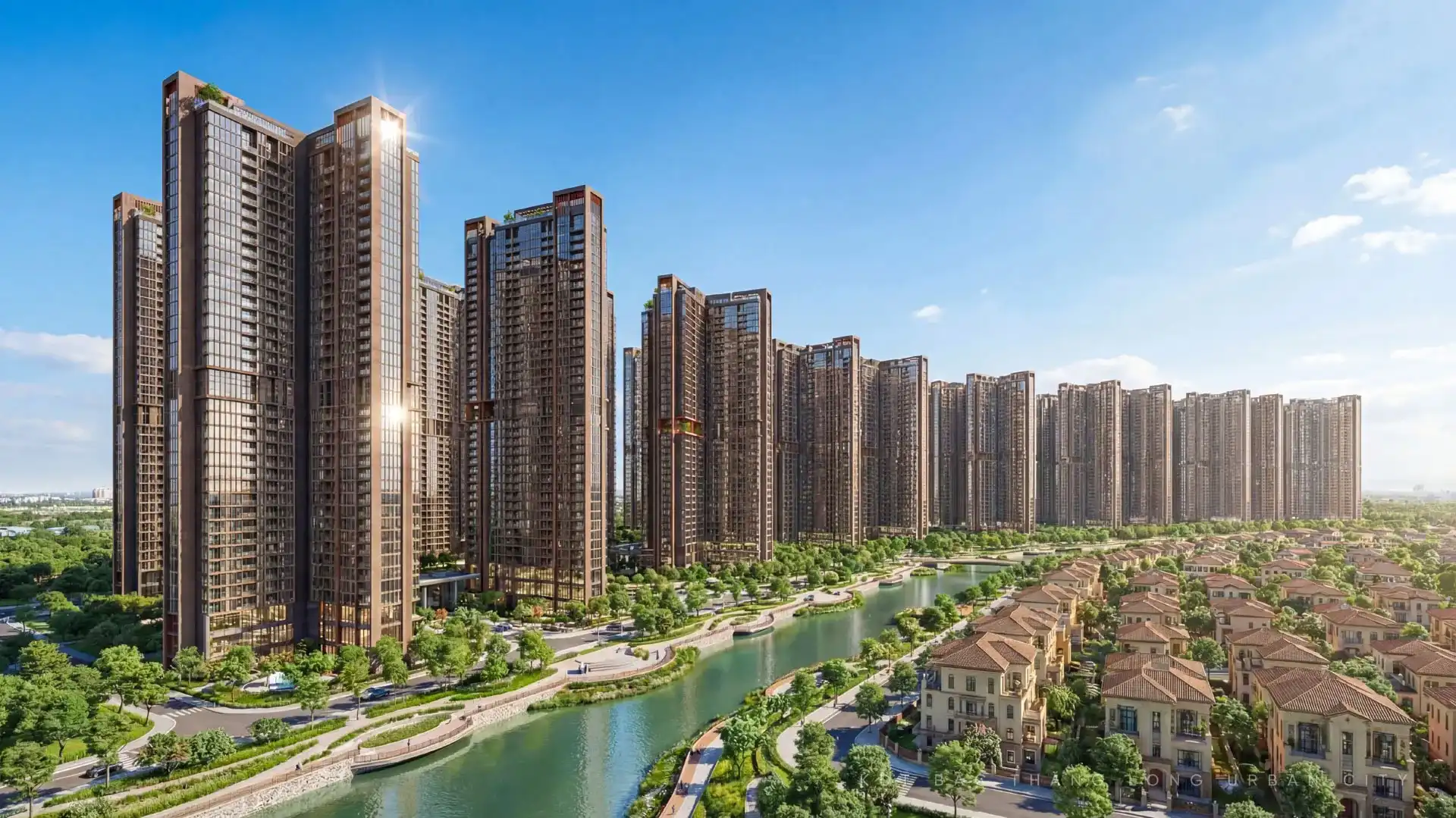 Phối cảnh khu đô thị đa mục tiêu The Grand Riveria