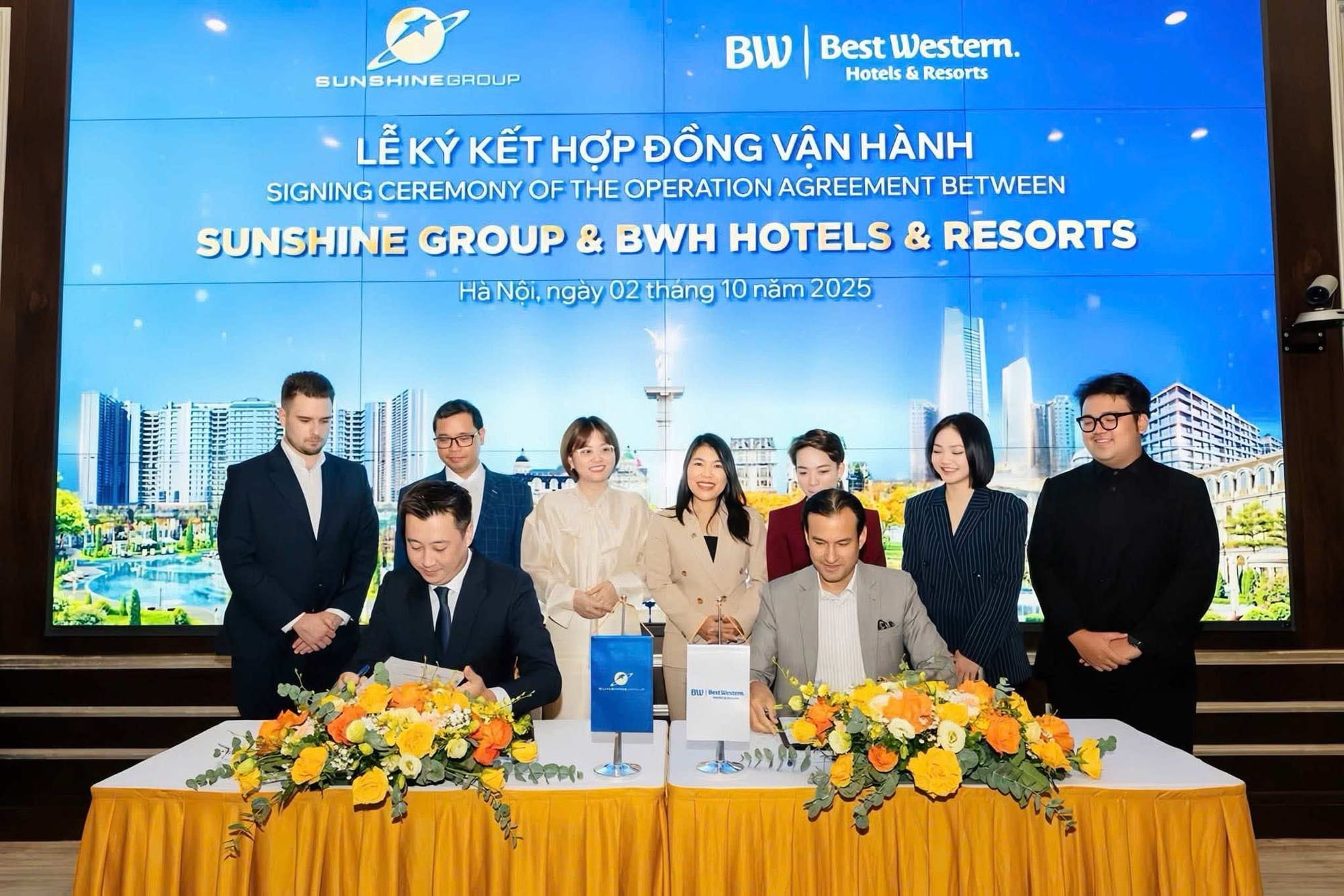 Sunshine Group hợp tác cùng BWH Hotels Sunshine Group hợp tác cùng BWH Hotels