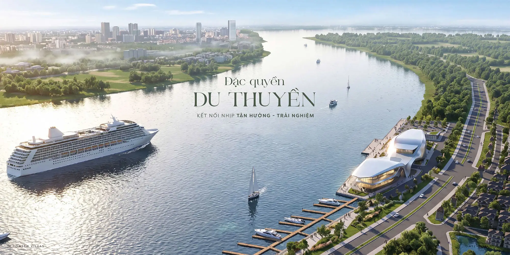 Bến du thuyền ven sông tại The Grand Riveria Bến du thuyền ven sông tại The Grand Riveria