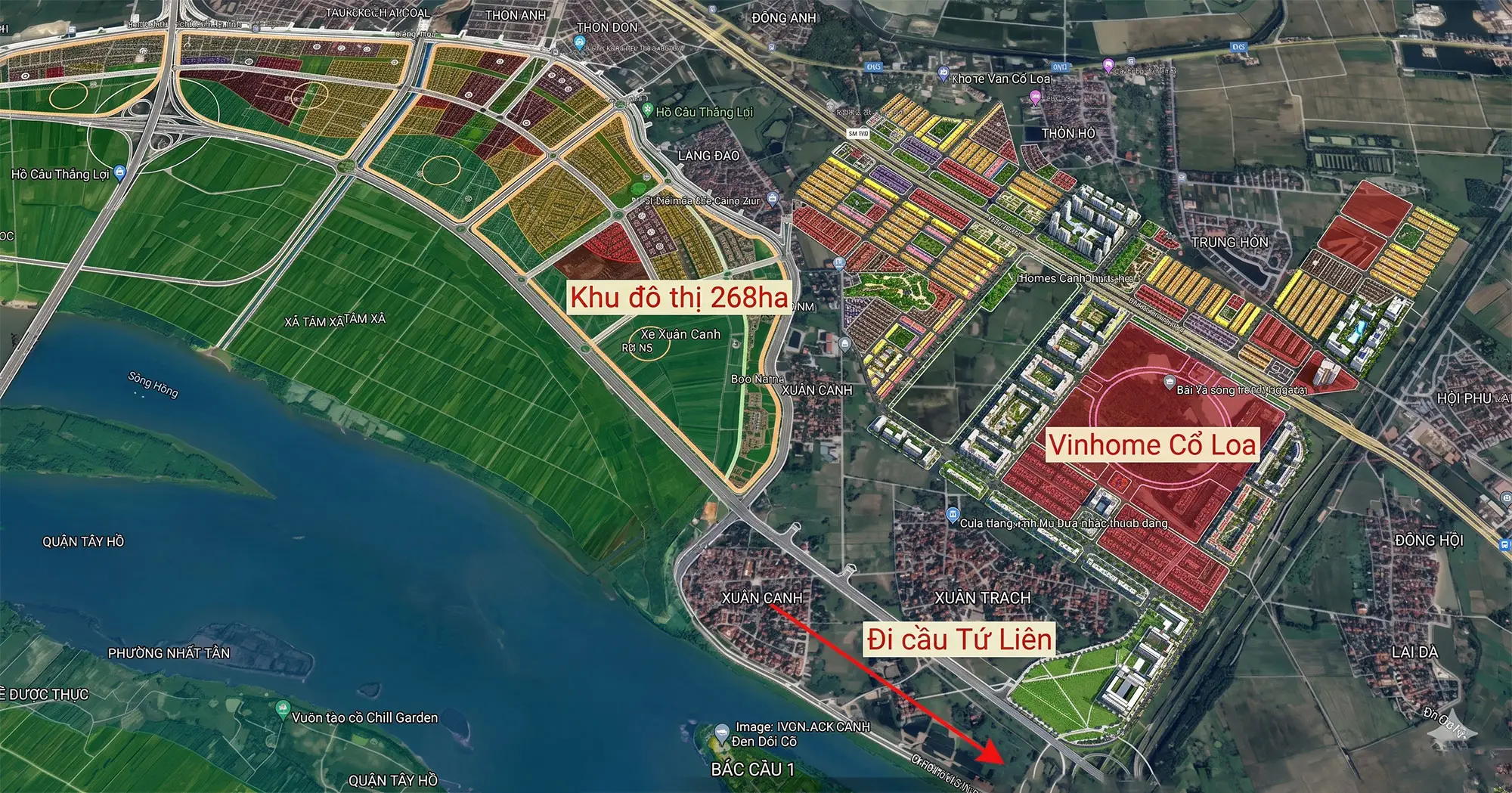 Quy hoạch hạ tầng khu vực The Grand Riveria tại Tàm Xá – Xuân Canh thể hiện vai trò trung tâm trong tổng thể phát triển đô thị phía Bắc Hà Nội. Quy hoạch hạ tầng khu vực The Grand Riveria tại Vĩnh Ngọc – Tàm Xá – Xuân Canh, thể hiện vai trò trung tâm trong tổng thể phát triển đô thị phía Đông Bắc Hà Nội, bao quanh bởi hệ thống giao thông, không gian xanh, mặt nước và các khu chức năng đồng bộ.