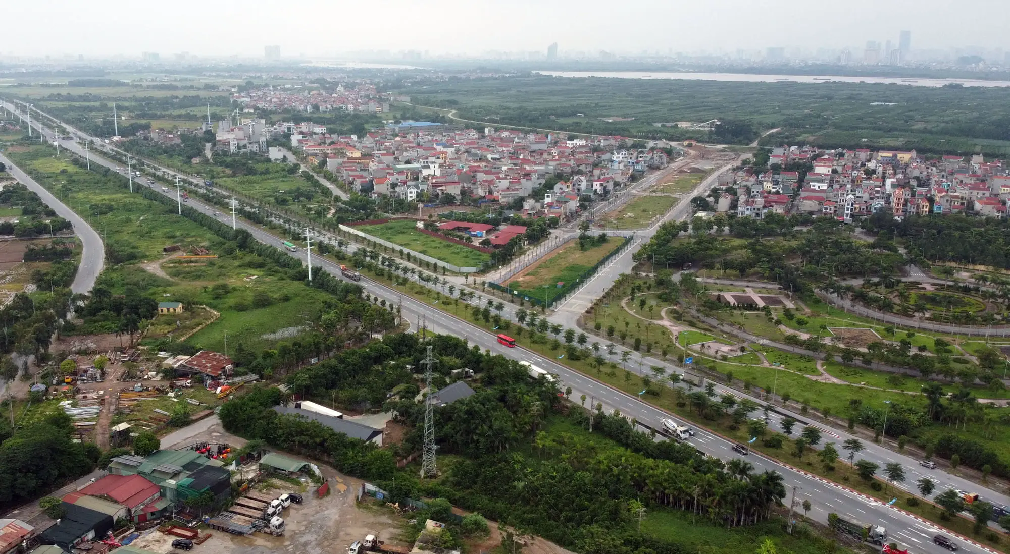Toàn cảnh xã Tàm Xá - Đông Anh